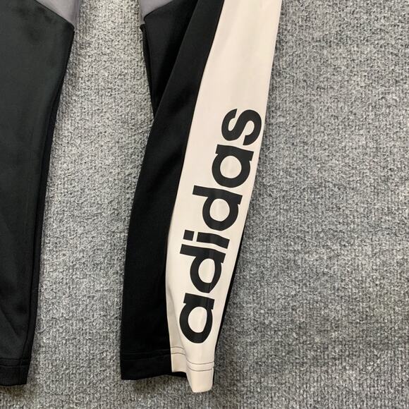 Adidas Leggings Womens M Medium Black Gray Aeroready Design 2 Move 7/8 Training - Picture 3 of 12